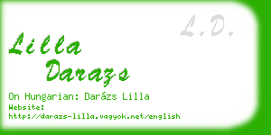 lilla darazs business card