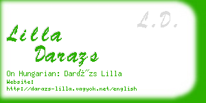 lilla darazs business card